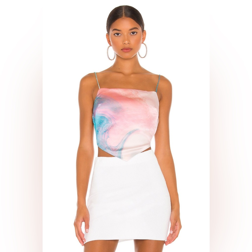 Retrofete x Revolve Indy Crop Top Marble